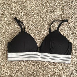 Black and White Women's Bralette